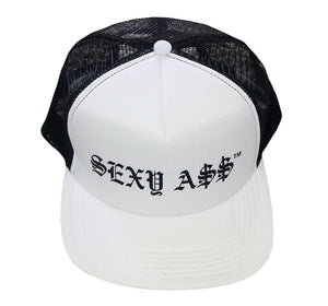 "THE HOLLABACK HAT" WHITE/BLACK